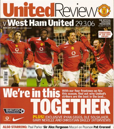 Manchester United FC v West Ham United FC